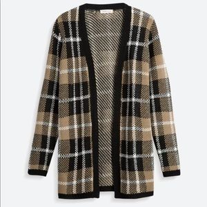 (Stitch Fix) Moon & Sky Constance Plaid Cardigan NWT